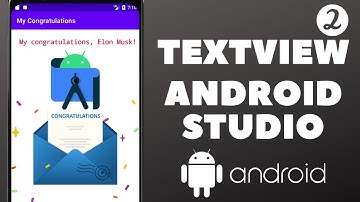 Add TextView to the layout //Android Studio for beginners. Lesson 2