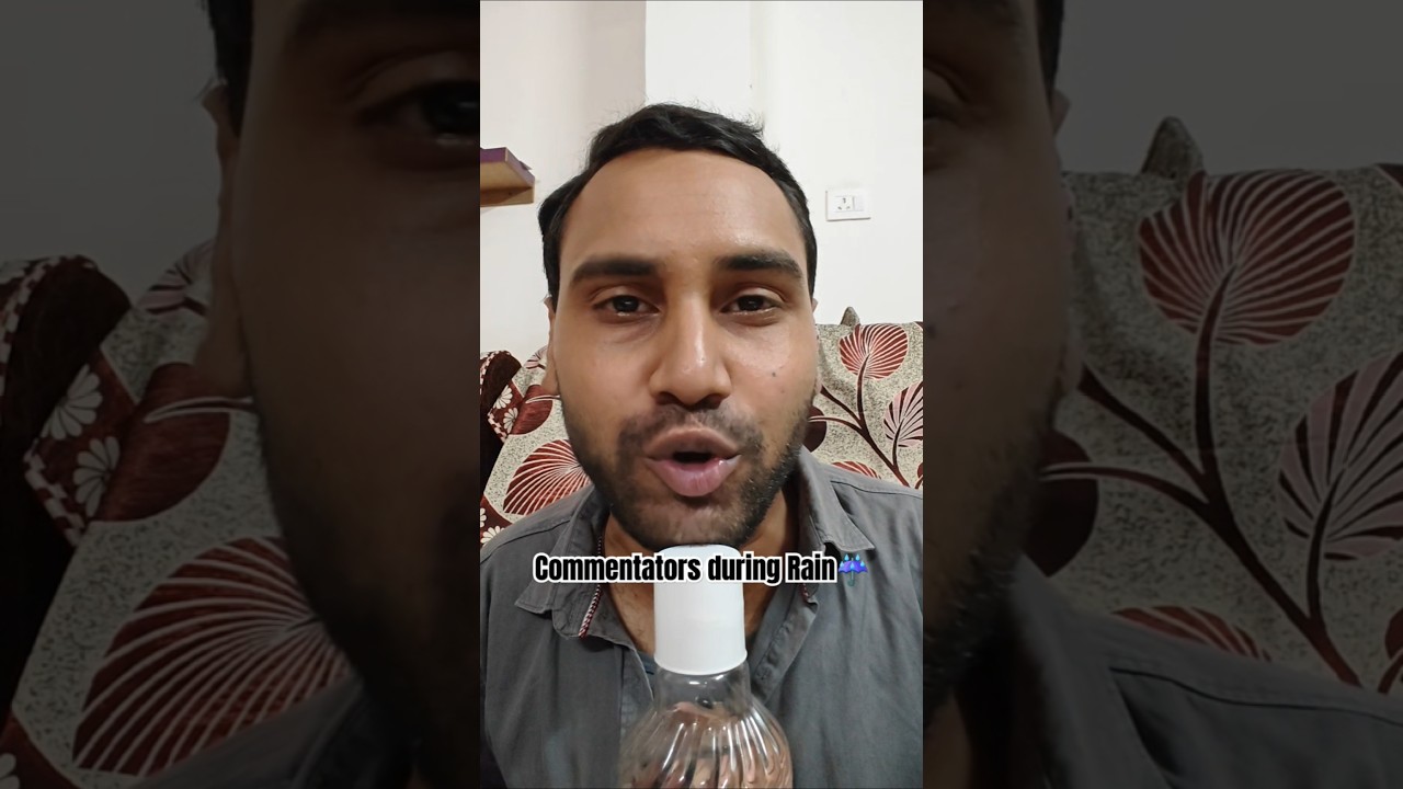 IPL Commentary, when Match gets interrupted due to Rain ☔ 