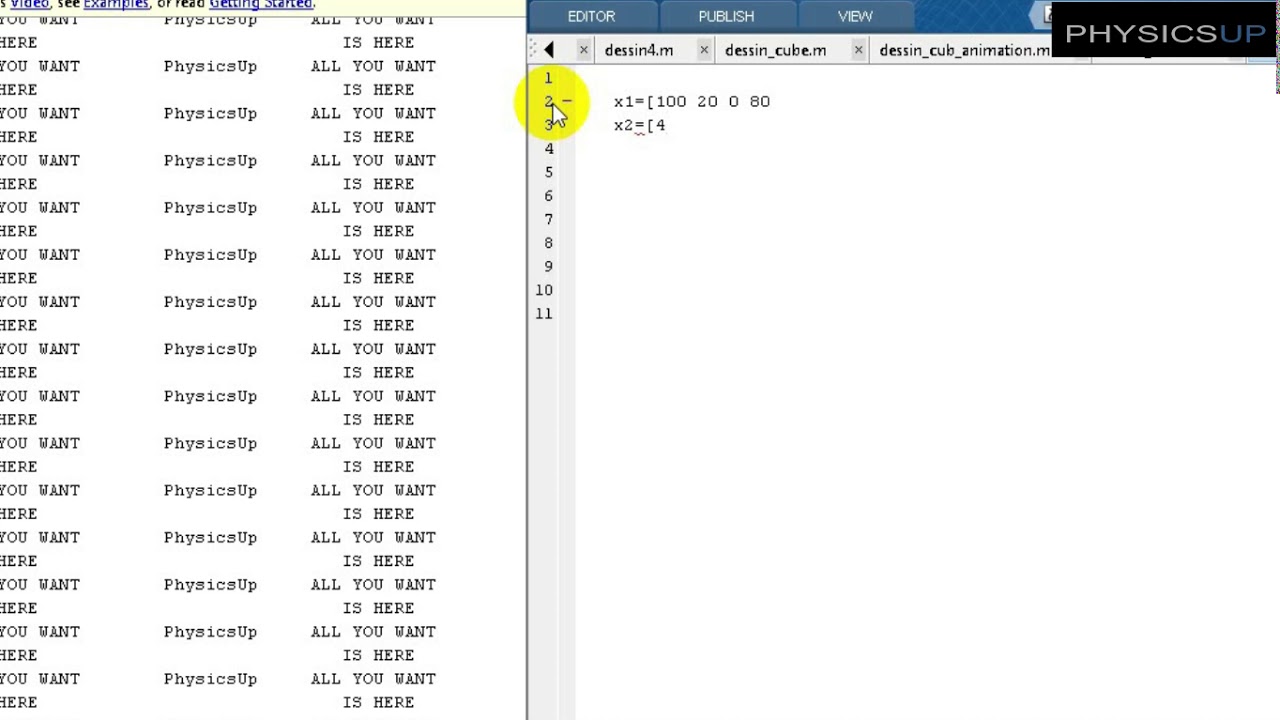 dessiner un cube avec Matlab en utilisant plot() - amazing tricks with ...