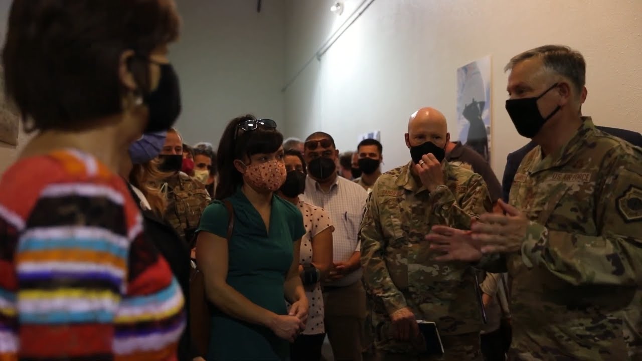 U.S. NORTHCOM Commander, Command Senior Enlisted Leader visits Task Force - Holloman