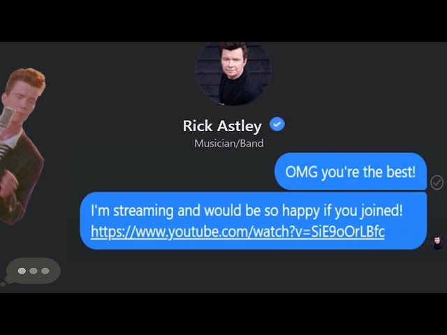 Rick Astley was confused the first time he got 'Rickrolled