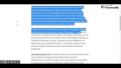 Self Organizing Network