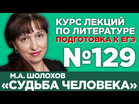 М.А. Шолохов «Судьба человека» (анализ тестовой части) | Лекция №129