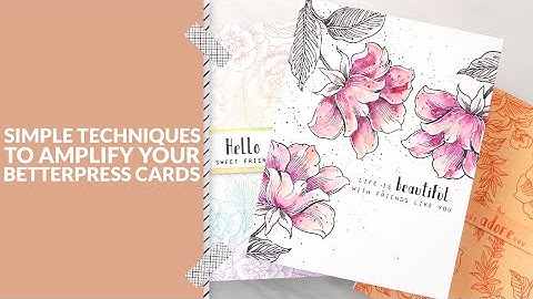 3 Creative Techniques for Enhancing Letter Press Cards | Perfect Pairings with Jaycee