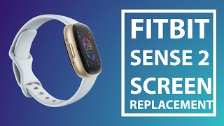 Fitbit Sense 2 Broken Cracked Screen LCD Replacement FB521 | Repair Tutorial