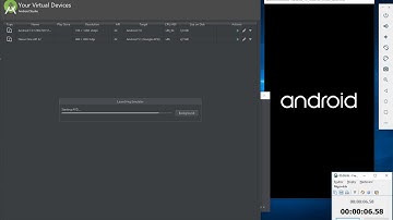 Android Studio Emulator - HAXM - normal boot