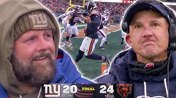 4TH QUARTER CALEB?!?! | Giants vs Bears CRAZY ENDING