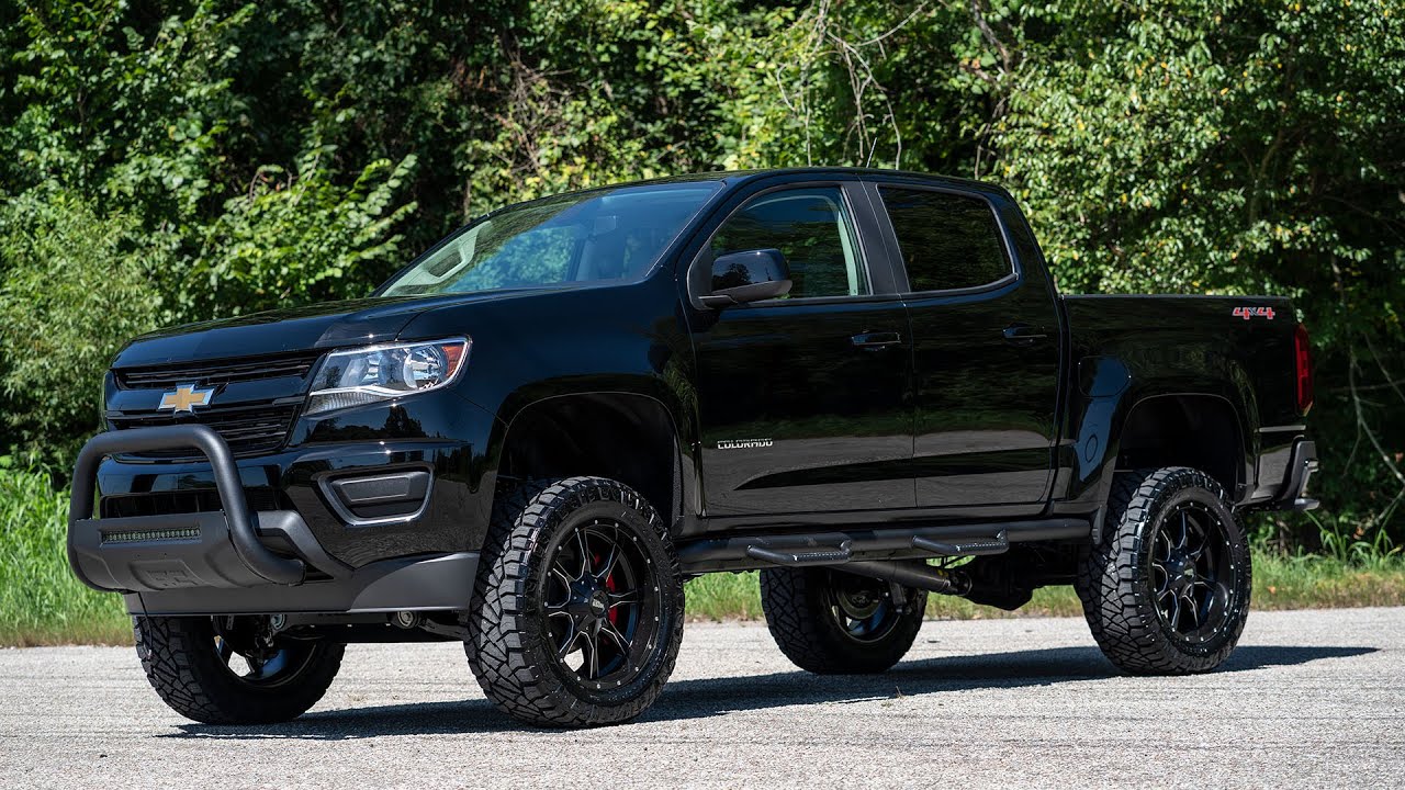 2020 Chevy Colorado Black 6in Lift - YouTube