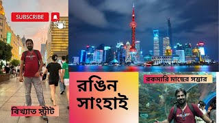 রঙিন সাংহাই II CHINA TRIP PART 7 II SHANGHAI II OCEAN AQUARIUM II NANJING RD II SHANGHAI BUND