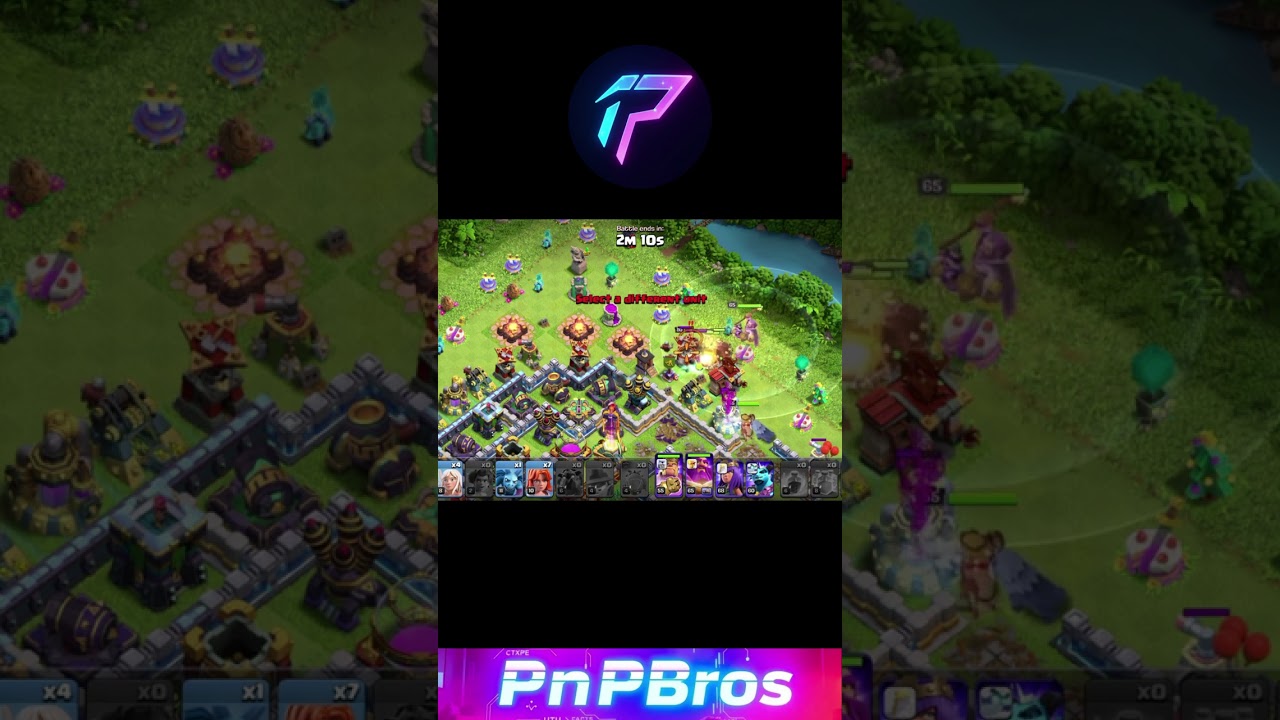 ⚡ Root Riders + SA Blimp = TH16 Destruction! 💥 