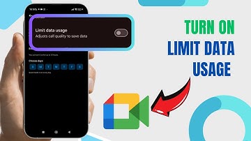 Turn On Limit Data Usage On Google Meet. |Technologyglance