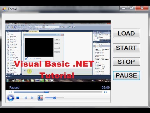 Visual Basic .NET Tutorial 29 - Using the Windows Media Player Control with VB.NET