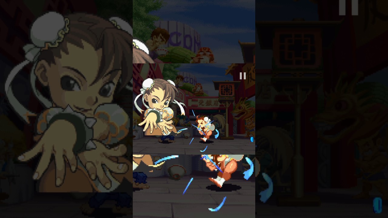 Chun-li Vs Ken #streetfighter #battle #pocketfighter - YouTube