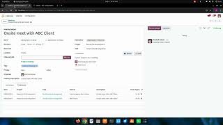 How to add Automated Timesheet from Meeting in Odoo | Calendar Meeting Integration with Timesheet