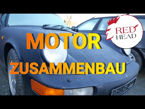 Porsche 911 Carrera C2 Modell 964 - Motorzusammenbau Teil 3 | Engine rebuild  Redhead