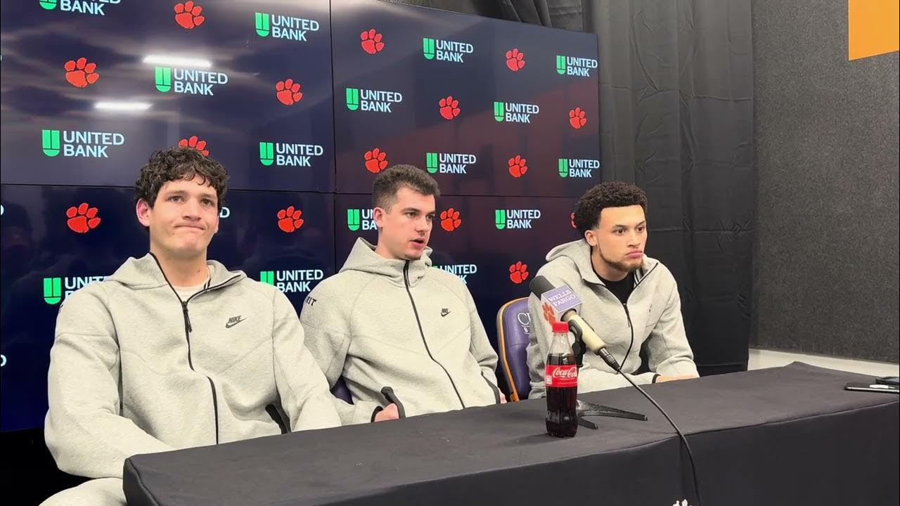 PJ Hall, Joseph Girard III and Chase Hunter React to Clemson’s NCAA