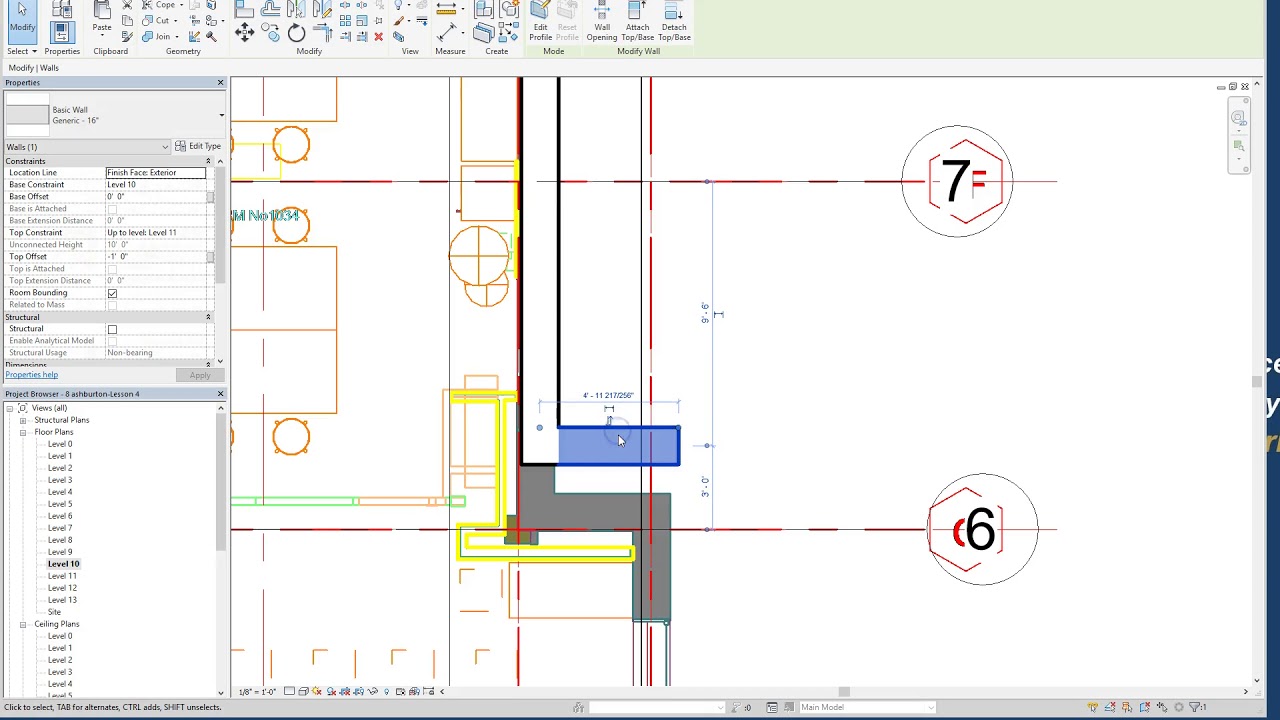 8 ashburton Revit lesson 5 - YouTube