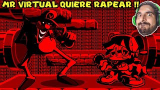 MR VIRTUAL QUIERE RAPEAR !! - FNF Mario Madness V2 con Pepe el Mago (#3)