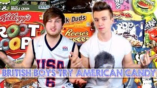 BRITISH BOYS TRYING AMERICAN CANDY