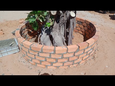 Video Cách xây bồn hoa tròn rất đẹp - youtube