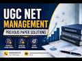 Learn Question Solving Techniques | UGC NET Management PYQ Analysis &amp; Concepts #Management