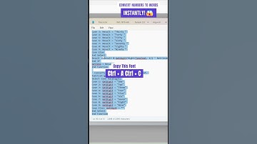 How to Number Convert in Word😎||Advance Excel 💯#youtubeshorts #excel #shorts