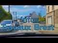 Infos travaux brest lignes 20 et 21 par kerichen choiseul  jules lesven