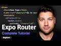 Learn expo router  complete tutorial