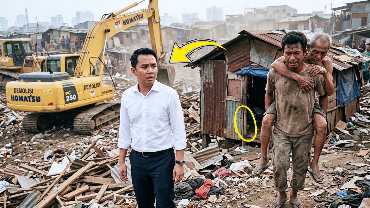 Maaf Pak, Kalau Gubuk Kami Digusur Kami Harus Tinggal di Mana? Kalimat itu Membuat Miliarder Terdiam