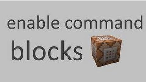 How to enable command blocks in a realm