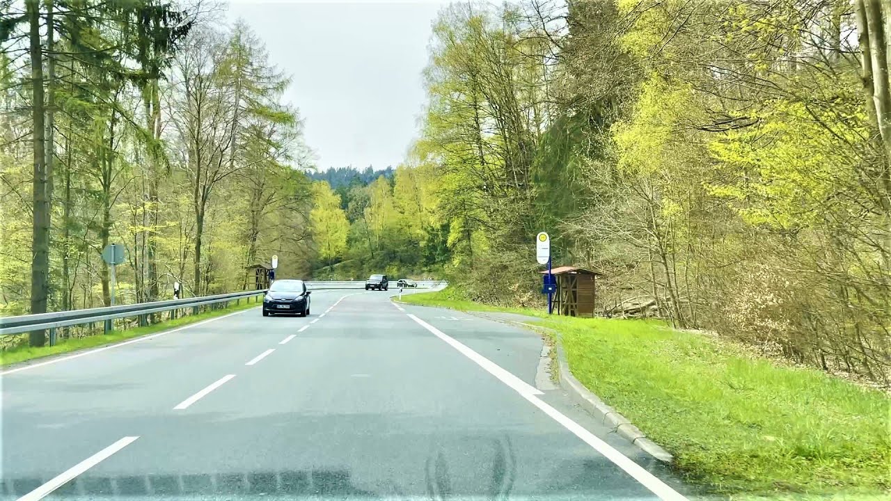 Germany: Großer Feldberg - Offenbach Kaiserlei - 4k Video