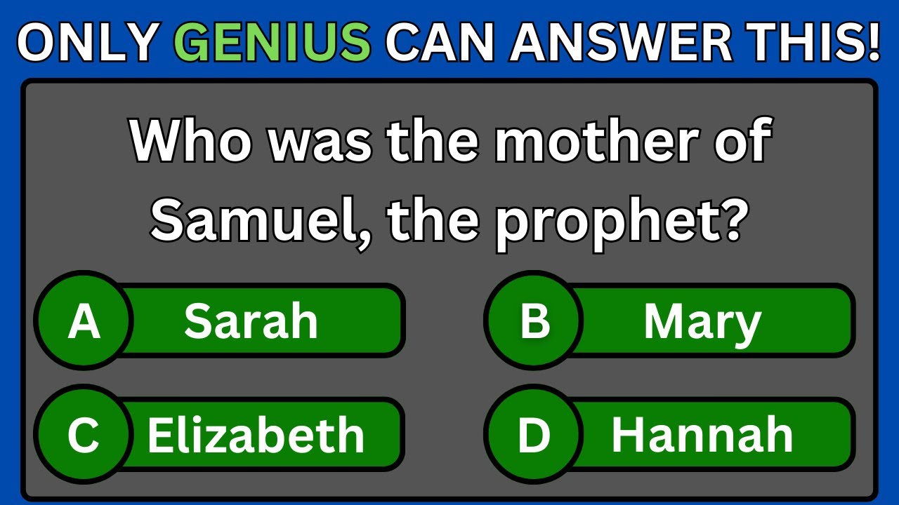 Challenge Your Faith with 30 Bible Brain Teasers! - YouTube