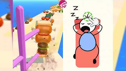 Satisfying ASMR Gameplay - Help Me : Tricky Story vs Sandwich Runner All Levels