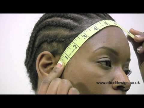 Lace Wigs: How to measure ear to ear over front of your head