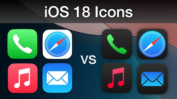 iOS 18: Light vs Dark App Icons!