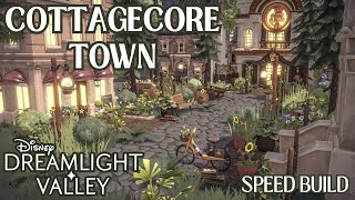 I MADE A COTTAGECORE TOWN IN THE FOREST OF VALOR 🌲 // Disney Dreamlight Valley