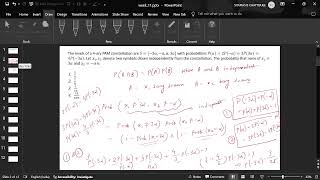 Principles of Communication Systems - I' problem solving session 11th week
