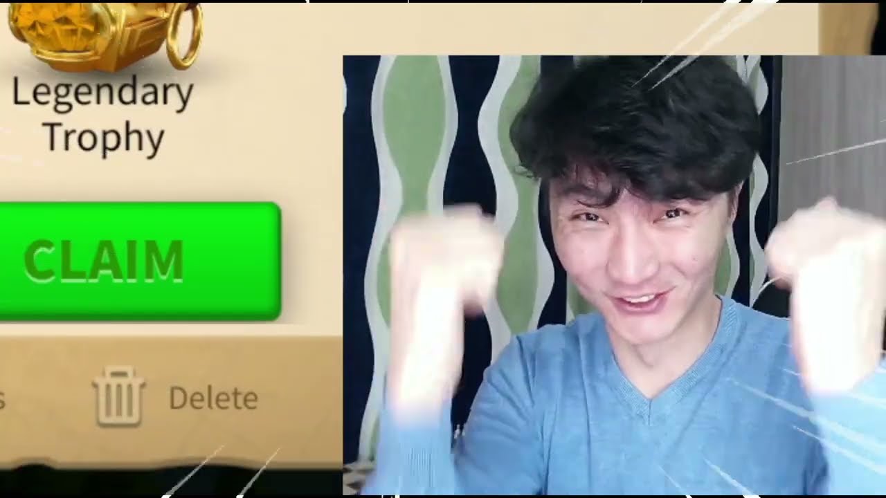 What is inside LEGENDARY TROPHY AWARD?