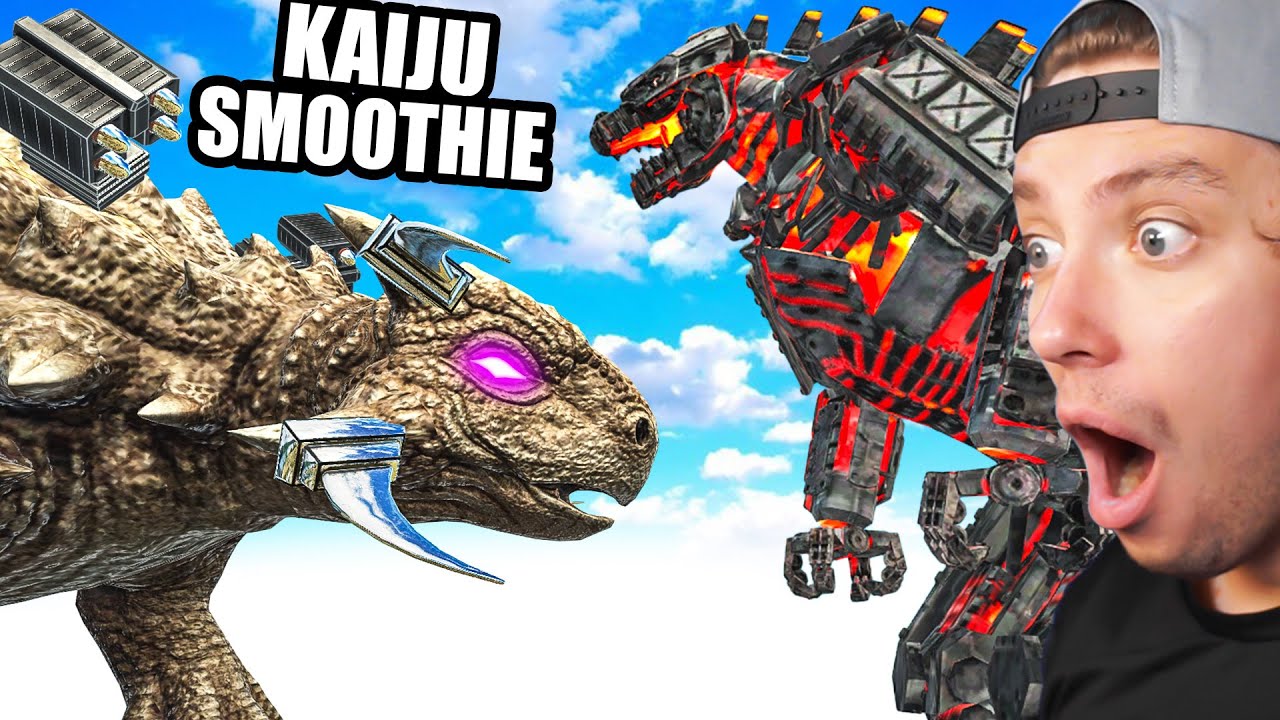 Делаем смузи кайдзю в арбах