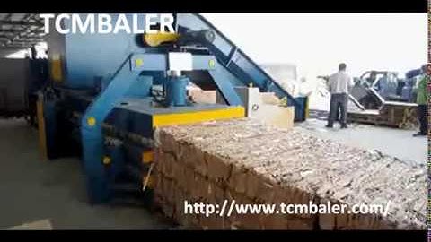 Hydraulic Auto-tie Horizontal Scrap Cardboard Baler