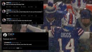 Stefon Diggs Goes on Trademark Tweetstorm, Eli Apple Bodies Him 👀👀👀