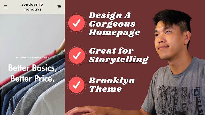 Design a Captivating Homepage on Shopify's Brooklyn Theme