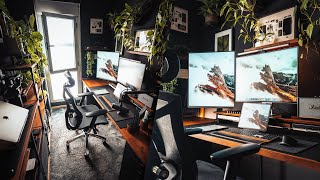 The MODERN Home Office Setup – DIY Transformation + Desk Tour