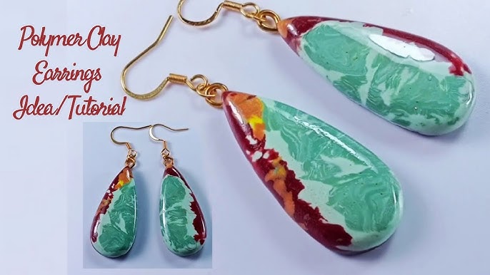 Mini Polymer Clay Tutorial 6: St. Patrick's Day Earring Ideas 
