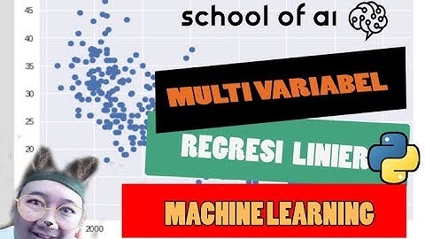 Regresi Linier Berganda Mudah - [Tutorial Python Machine Learning untuk pemula] #INDOSOAI