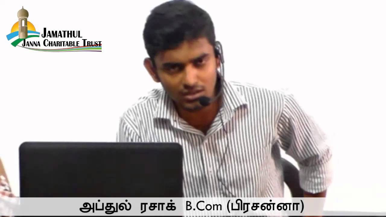 Convert to Islam Abdur Razak @ Prasanna (26-04-2015 Way to Paradise Class)