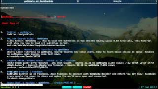 W3M - Text Based Web Browser - Linux TUI