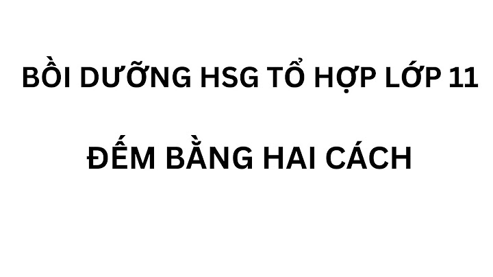 Các bài toán về chứng minh đẳng thức tổ hợp