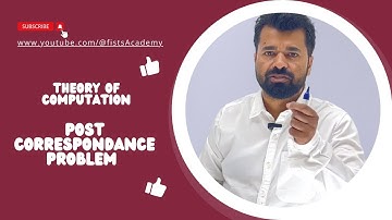 Lec 87 | Post Correspondence Problem | Turing Machine | @fistsAcademy