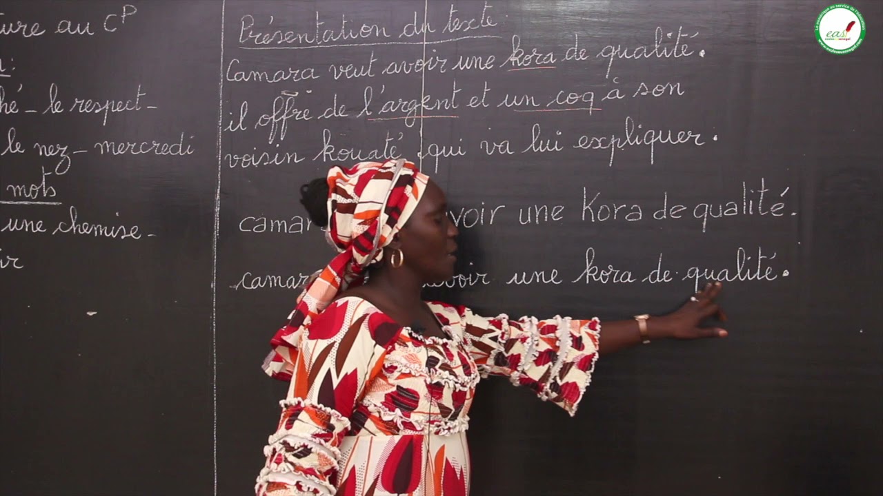 Cours - CP - Français : Leçon de lecture / Mme N'diaye